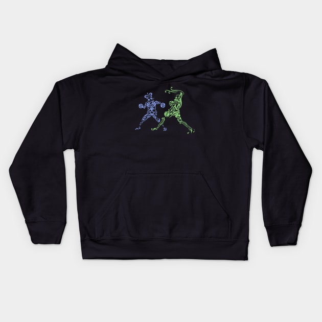 Faerie Fight Kids Hoodie by CrypTee__